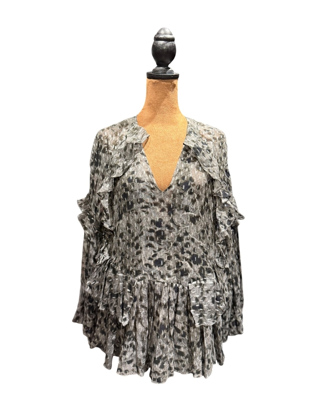 IRO Carty Ruffled Blouse